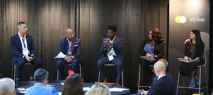 From left to right: Sandy Fernandez, TF Congleton, Bernard Worthy, Janie Bright and Nicole Jansma