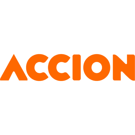 Orange ACCION text logo displayed prominently on a white background.