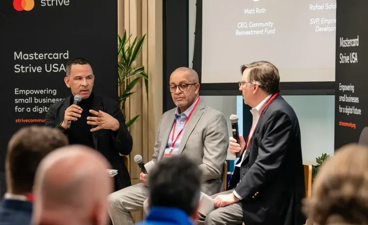 From left to right: Sandy Fernandez, Rafael Salaberrios and Matt Roth.