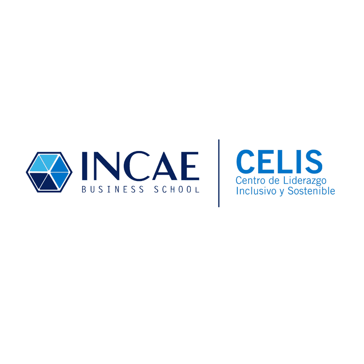 Logos for INCAE Business School and CELIS Centro de Liderazgo Inclusivo y Sostenible.
